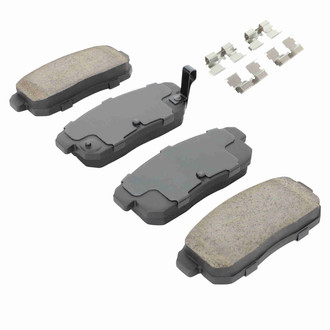 Quality-Built® - Work Force New Semi-Metallic Rear Disc Brake Pads