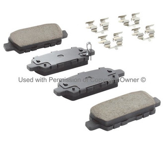 Quality-Built® - Work Force New Semi-Metallic Rear Disc Brake Pads
