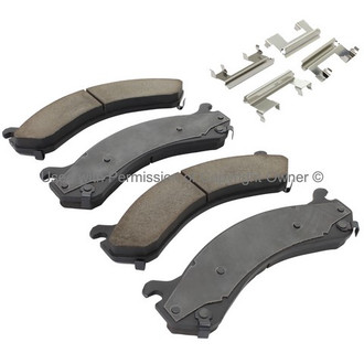 Quality-Built® - Work Force New Semi-Metallic Rear Disc Brake Pads
