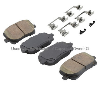 Quality-Built® - Work Force New Semi-Metallic Front Disc Brake Pads