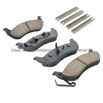 Quality-Built® - Work Force New Semi-Metallic Rear Disc Brake Pads