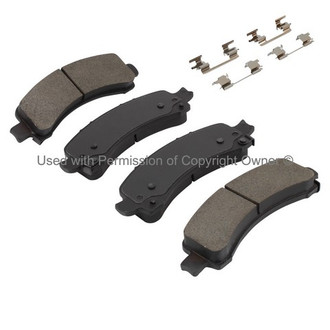 Quality-Built® - Work Force New Semi-Metallic Rear Disc Brake Pads