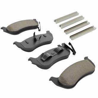 Quality-Built® - Work Force New Semi-Metallic Rear Disc Brake Pads