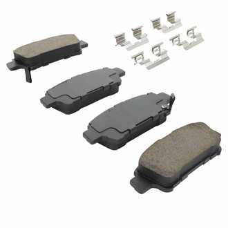 Quality-Built® - Work Force New Semi-Metallic Rear Disc Brake Pads