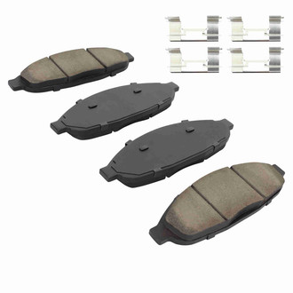 Quality-Built® - Work Force New Semi-Metallic Front Disc Brake Pads