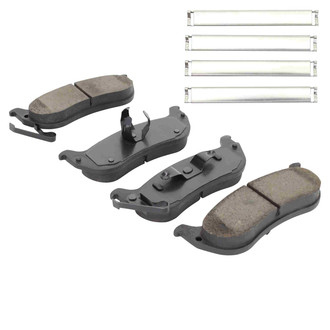 Quality-Built® - Work Force New Semi-Metallic Rear Disc Brake Pads