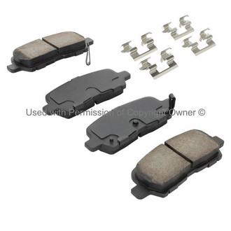 Quality-Built® - Work Force New Semi-Metallic Rear Disc Brake Pads
