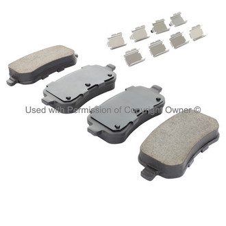 Quality-Built® - Work Force New Semi-Metallic Rear Disc Brake Pads