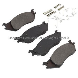 Quality-Built® - Work Force New Semi-Metallic Front Disc Brake Pads