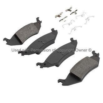 Quality-Built® - Work Force New Semi-Metallic Rear Disc Brake Pads