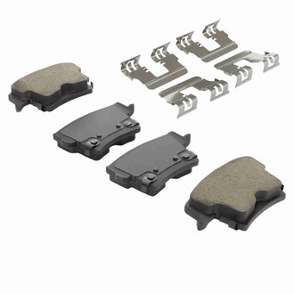 Quality-Built® - Work Force New Semi-Metallic Rear Disc Brake Pads