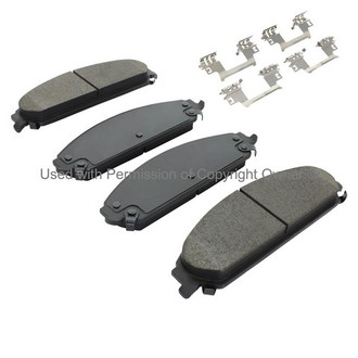 Quality-Built® - Work Force New Semi-Metallic Front Disc Brake Pads