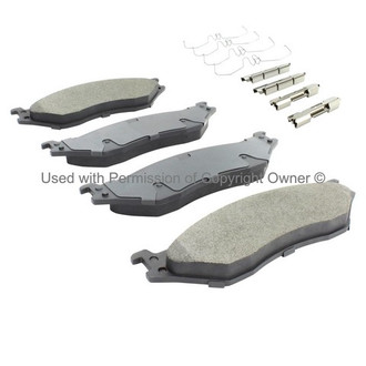 Quality-Built® - Work Force New Semi-Metallic Front Disc Brake Pads