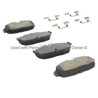 Quality-Built® - Work Force New Semi-Metallic Rear Disc Brake Pads