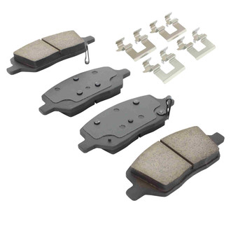 Quality-Built® - Work Force New Semi-Metallic Rear Disc Brake Pads