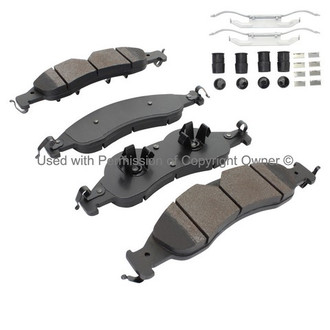 Quality-Built® - Work Force New Semi-Metallic Front Disc Brake Pads