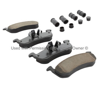 Quality-Built® - Work Force New Semi-Metallic Rear Disc Brake Pads