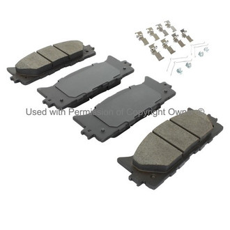 Quality-Built® - Work Force New Semi-Metallic Front Disc Brake Pads