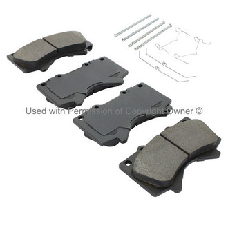 Quality-Built® - Work Force New Semi-Metallic Front Disc Brake Pads