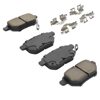 Quality-Built® - Work Force New Semi-Metallic Rear Disc Brake Pads