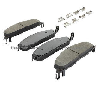 Quality-Built® - Work Force New Semi-Metallic Rear Disc Brake Pads