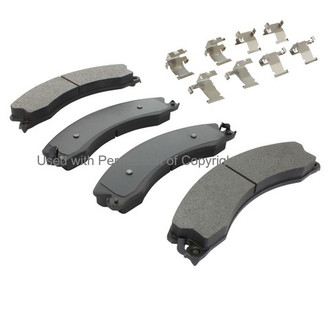 Quality-Built® - Work Force New Semi-Metallic Rear Disc Brake Pads
