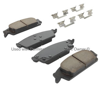 Quality-Built® - Work Force New Semi-Metallic Rear Disc Brake Pads