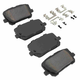 Quality-Built® - Work Force New Semi-Metallic Rear Disc Brake Pads