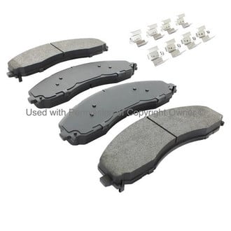 Quality-Built® - Work Force New Semi-Metallic Rear Disc Brake Pads