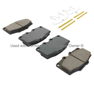 Quality-Built® - Black Series New Ceramic Front Disc Brake Pads