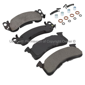 Quality-Built® - Black Series New Semi-Metallic Front Disc Brake Pads