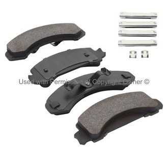 Quality-Built® - Black Series New Semi-Metallic Front Disc Brake Pads
