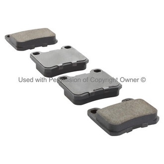 Quality-Built® - Black Series New Ceramic Rear Disc Brake Pads
