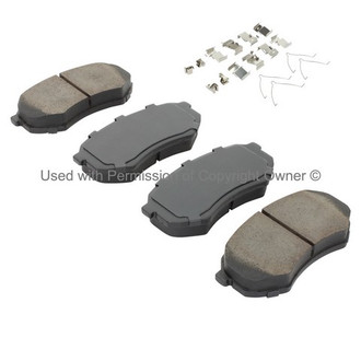Quality-Built® - Black Series New Ceramic Front Disc Brake Pads