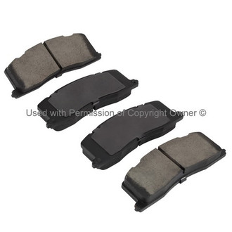 Quality-Built® - Black Series New Ceramic Rear Disc Brake Pads