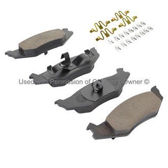 Quality-Built® - Black Series New Ceramic Rear Disc Brake Pads