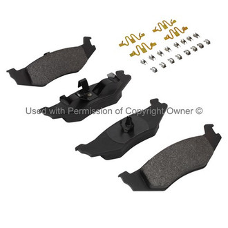 Quality-Built® - Black Series New Semi-Metallic Rear Disc Brake Pads