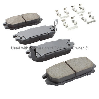 Quality-Built® - Black Series New Ceramic Rear Disc Brake Pads