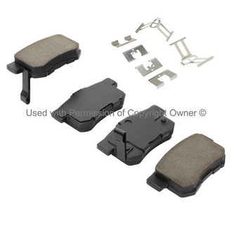 Quality-Built® - Black Series New Ceramic Rear Disc Brake Pads
