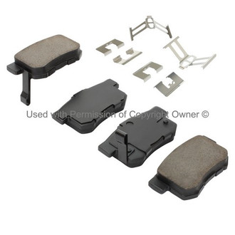 Quality-Built® - Black Series New Ceramic Rear Disc Brake Pads