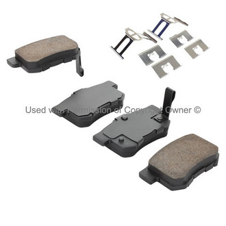 Quality-Built® - Black Series New Ceramic Rear Disc Brake Pads