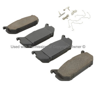 Quality-Built® - Black Series New Ceramic Rear Disc Brake Pads