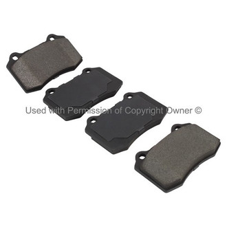 Quality-Built® - Black Series New Semi-Metallic Rear Disc Brake Pads