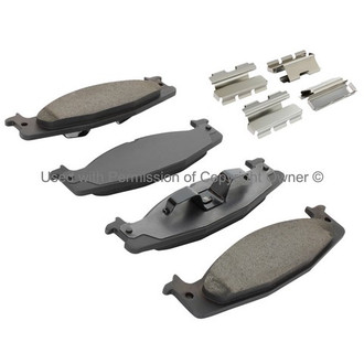 Quality-Built® - Black Series New Semi-Metallic Front Disc Brake Pads
