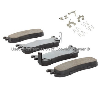 Quality-Built® - Black Series New Ceramic Rear Disc Brake Pads