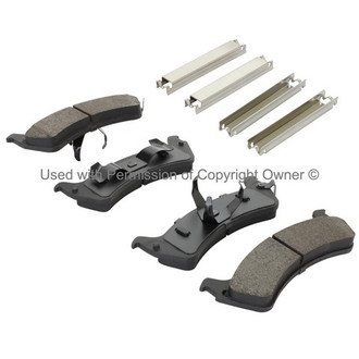 Quality-Built® - Black Series New Semi-Metallic Rear Disc Brake Pads
