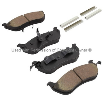 Quality-Built® - Black Series New Semi-Metallic Rear Disc Brake Pads