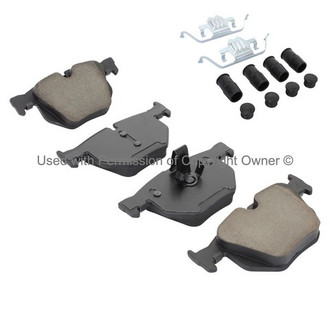 Quality-Built® - Black Series New Ceramic Rear Disc Brake Pads