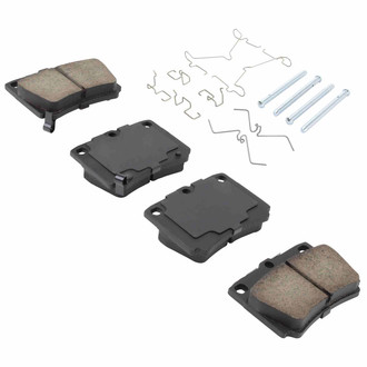 Quality-Built® - Black Series New Ceramic Rear Disc Brake Pads
