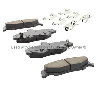 Quality-Built® - Black Series New Ceramic Rear Disc Brake Pads